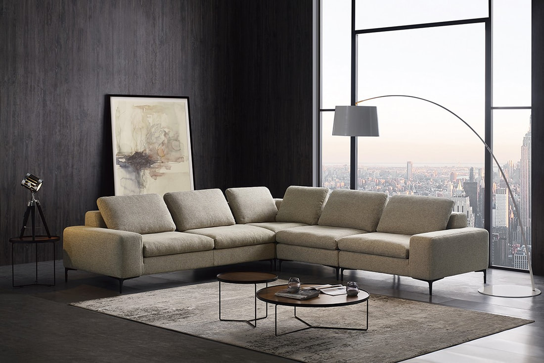 modern beige couch
